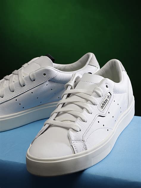 white Adidas shoes women's casual